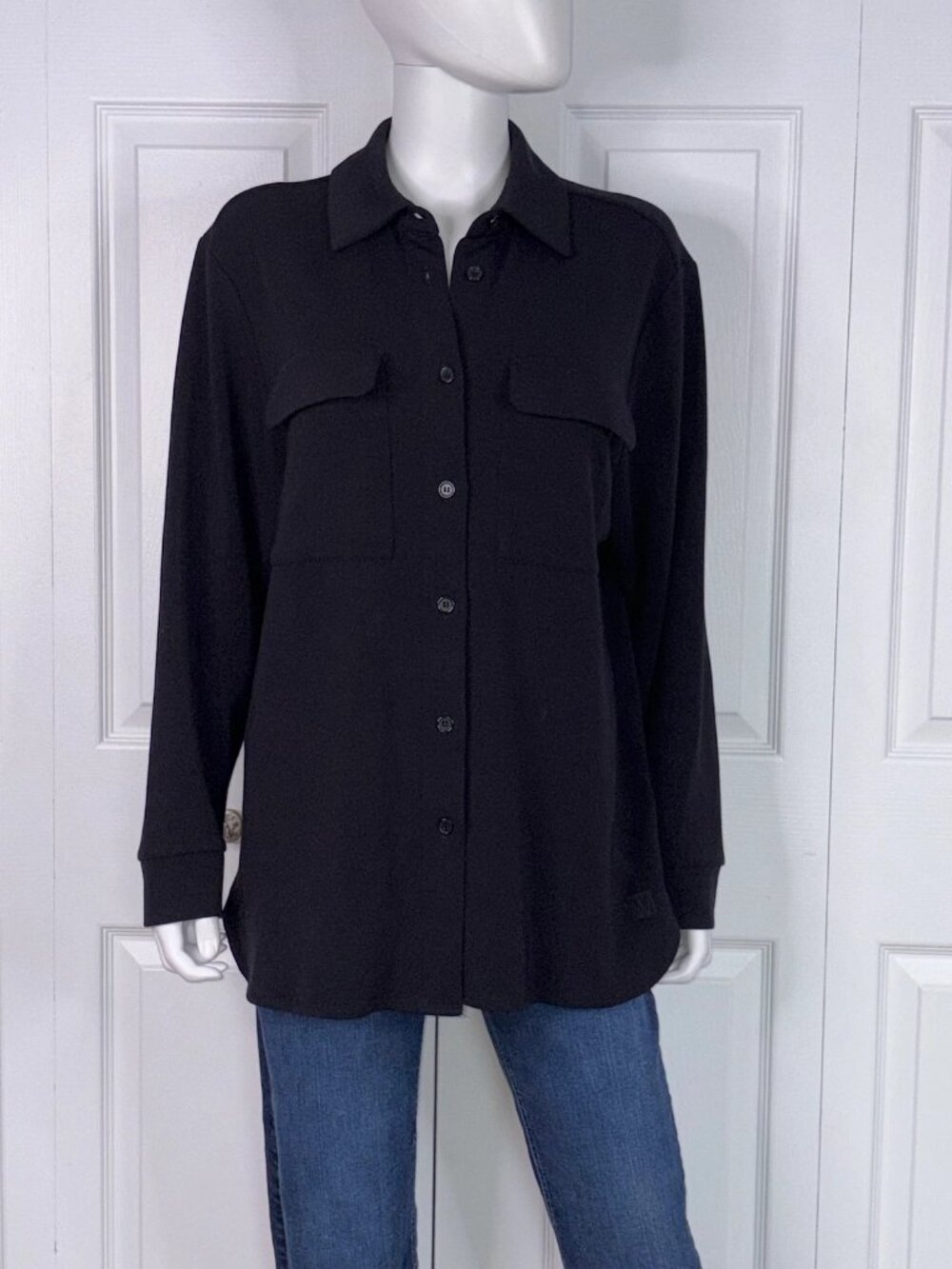 INWEAR women's black blouse medium  LIKE NEW